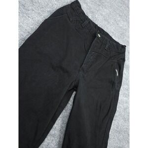 Vintage Rocky Mountain Jeans Womens 32/13 (FITS 27 x 34) Black Bareback Western